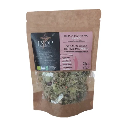 biologiko-migma-akeso Happy Choice 'ΙΧΩΡ BIO herbs and tea'