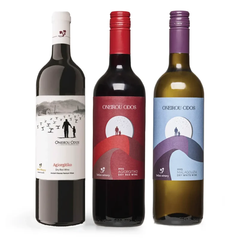oneirou-odos-ginbox 4,5 λίτρα Happy Choice 'Οινοποιείο Σελλάς ονείρου οδός'